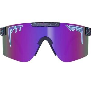 Pit Viper The Midnight Original Sunglasses Polarized Blue-Purple Lens Narrow Fit